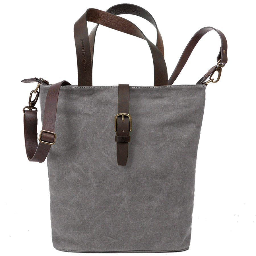 Saccoo Canvas 44403 Oslo Schoudertas Grey