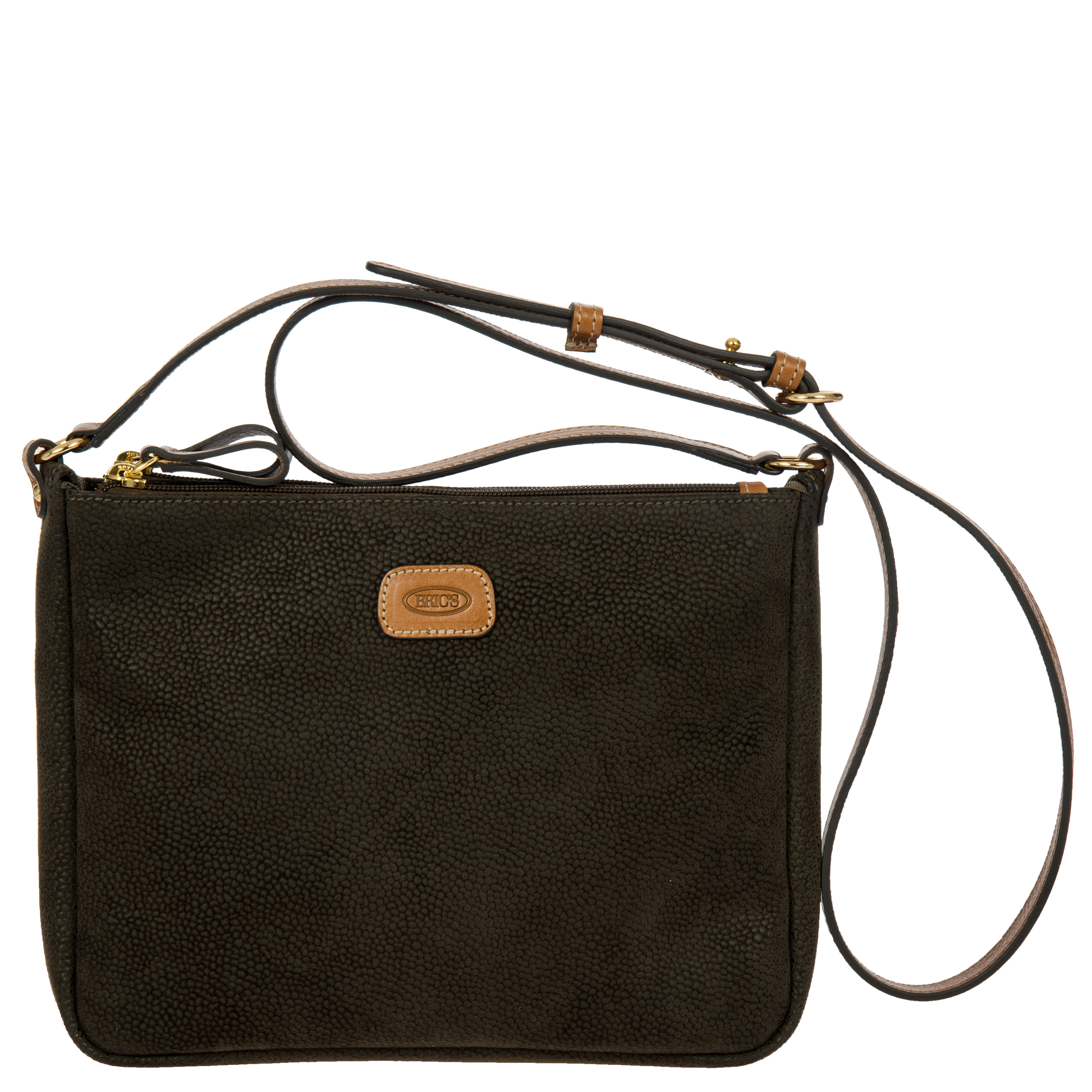 Bric's Life Schoudertas BLF03866 Olive