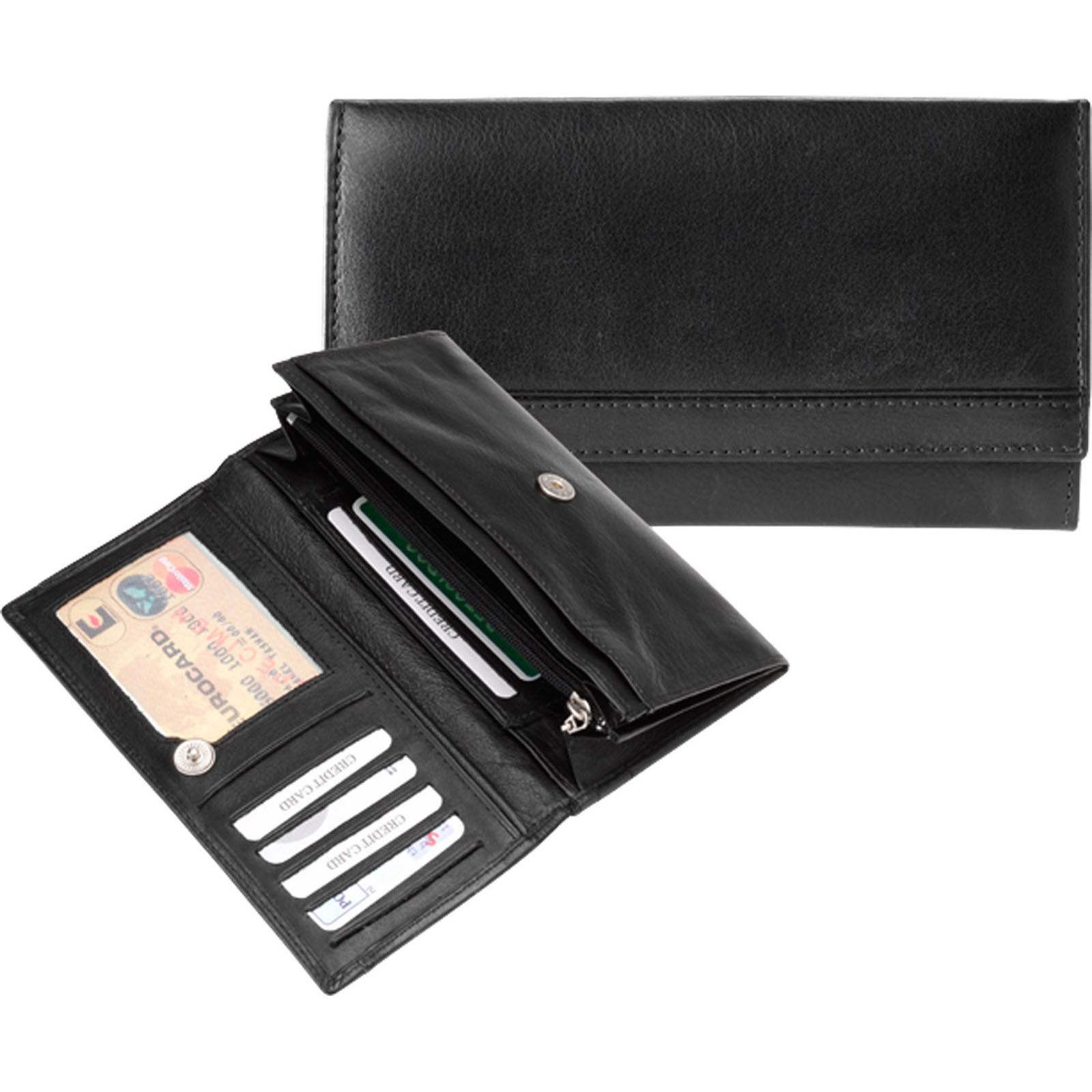 dR Amsterdam Damesportemonnee 67159 Zwart