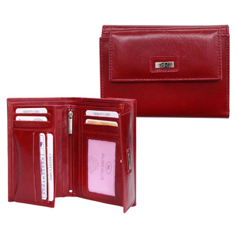 dR Amsterdam Damesportemonnee 48124 Rood