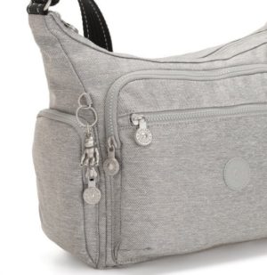Schoudertas Kipling Gabbie Chalk Grey