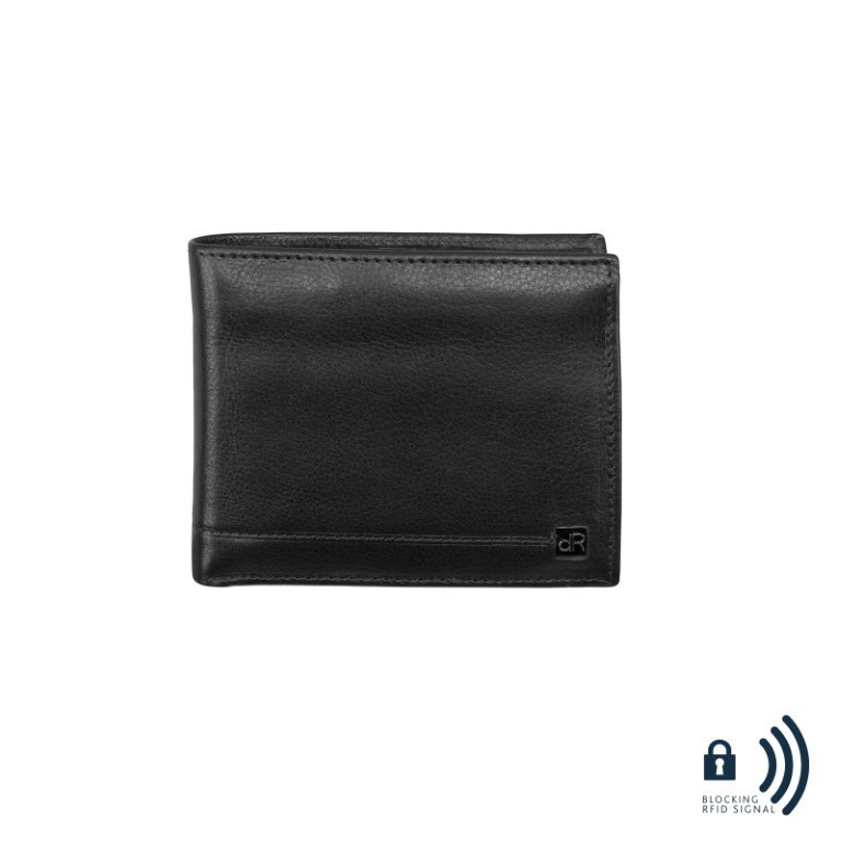 dR Amsterdam Billfold 118559 Zwart