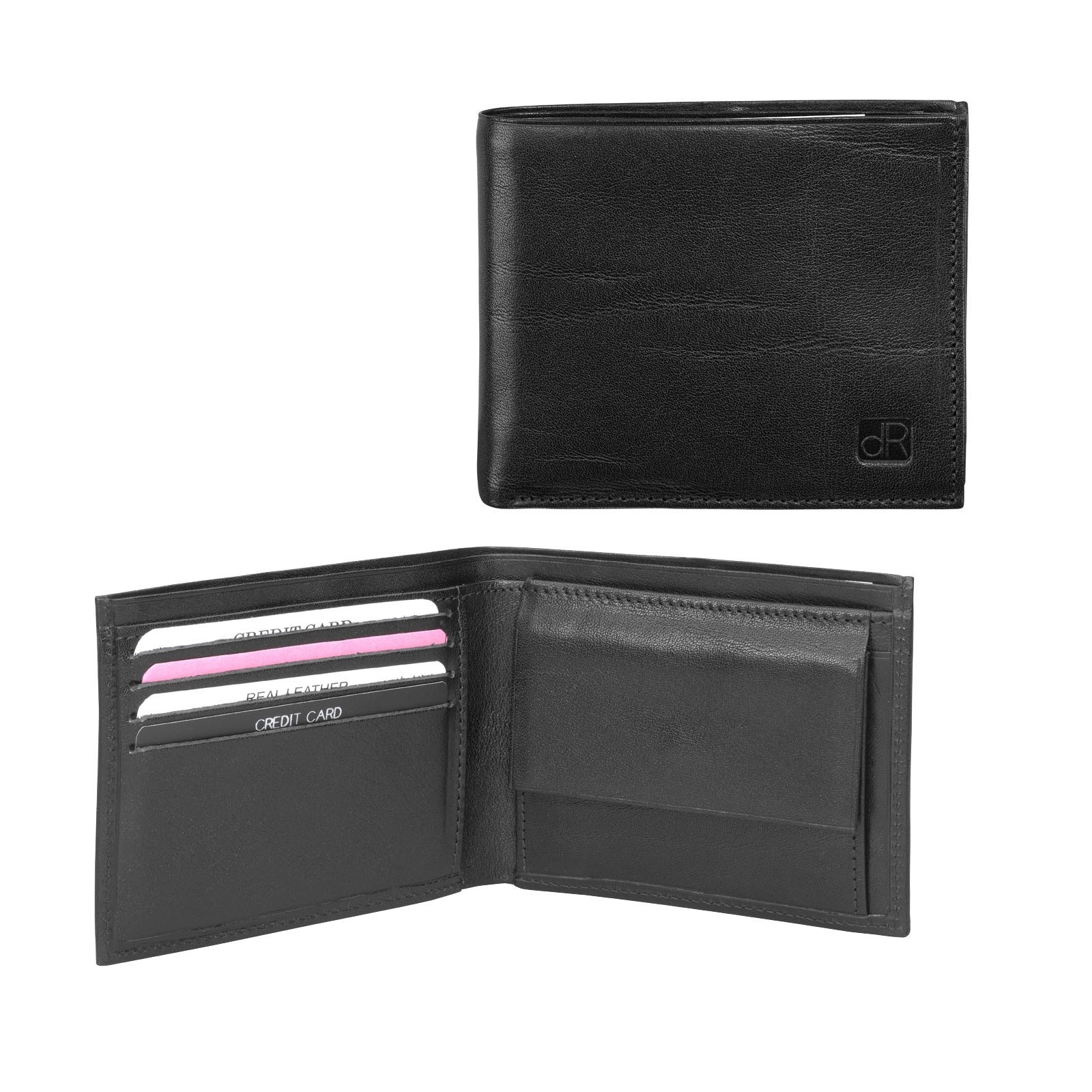 dR Amsterdam Billfold 2581 Zwart