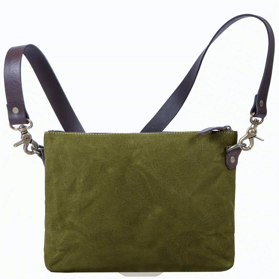 Saccoo Canvas 44410 Greenwich Schoudertas Green