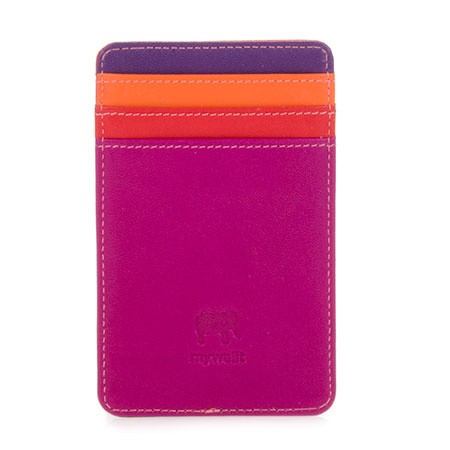 My Walit 128  Credit Card Holder 5 C/C Sangria Multi