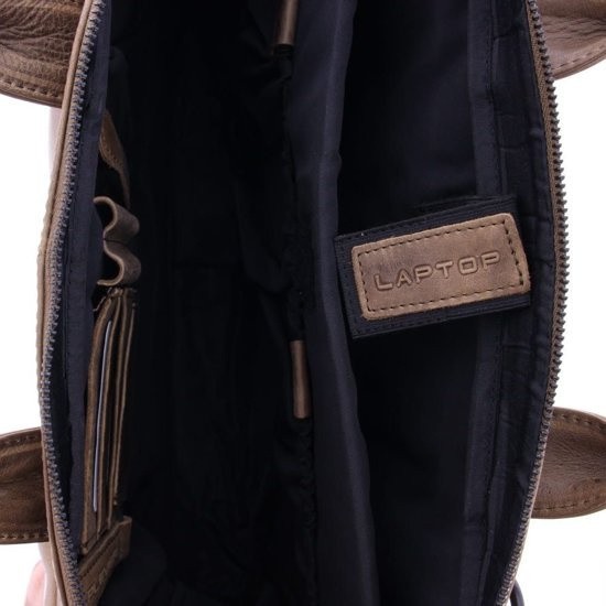 Business Schoudertas Plevier 714-6 Bruin