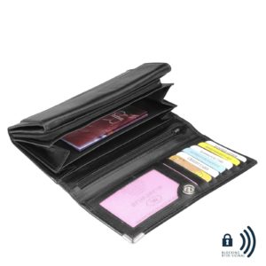 dR Amsterdam Damesportemonnee 15178 Zwart