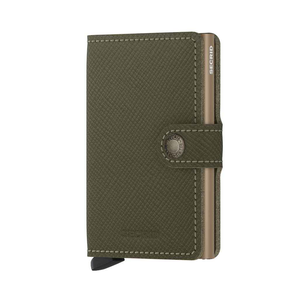Secrid Miniwallet Saffiano Olive