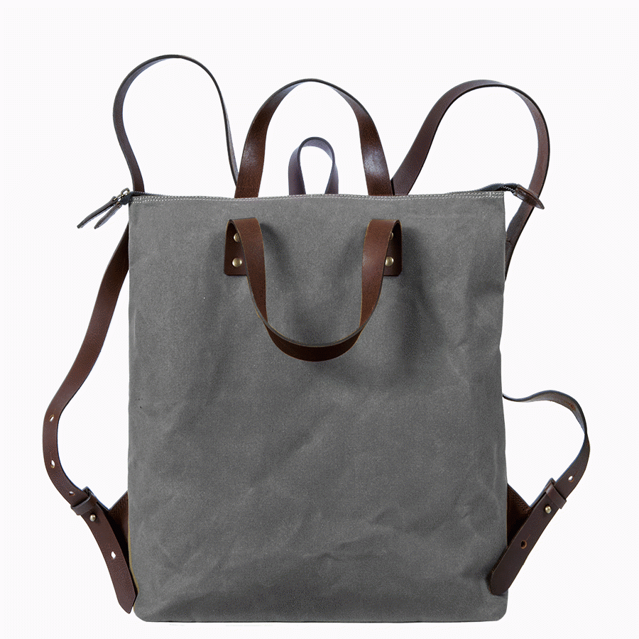 Saccoo Canvas 44409 Stockholm M Rugtas Grey