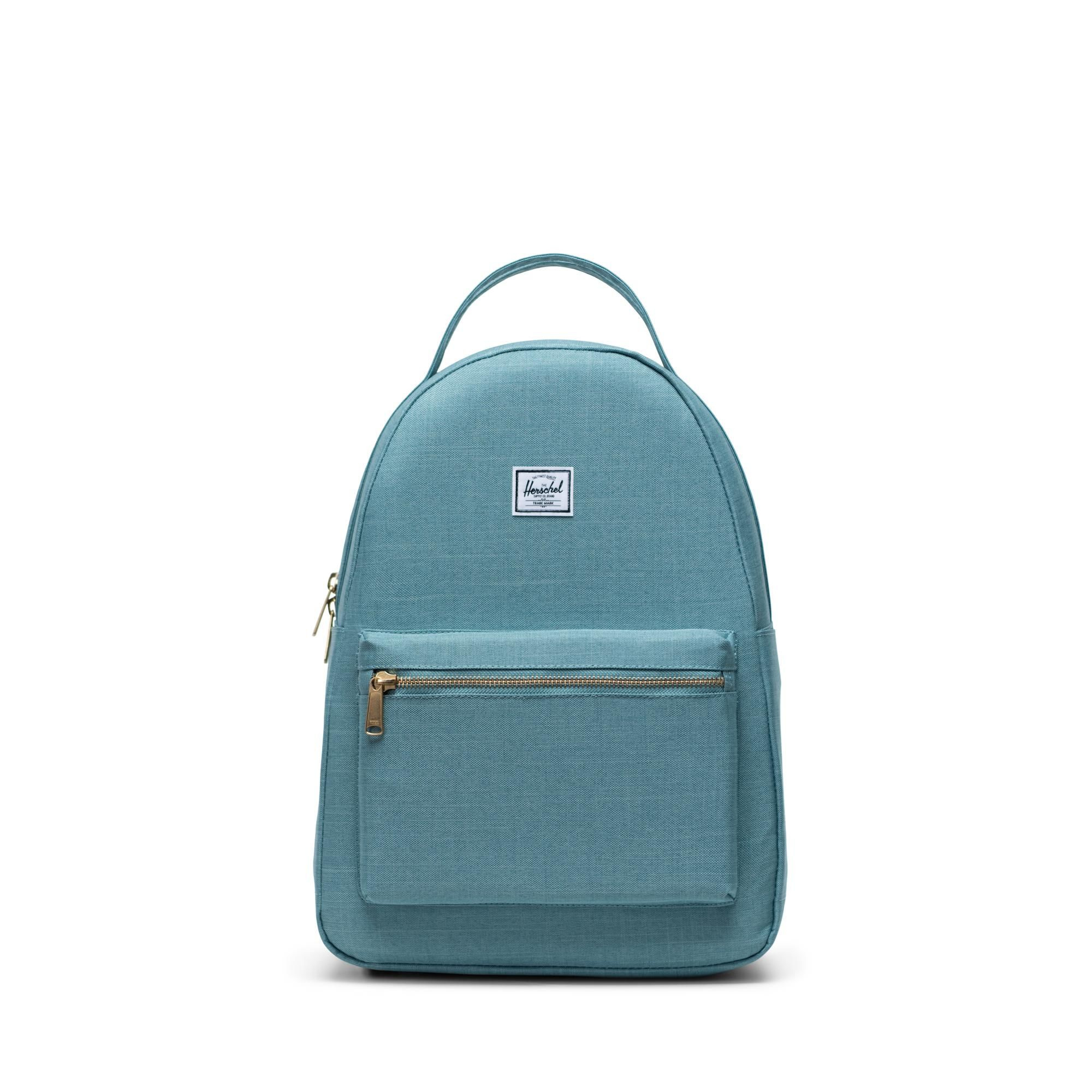 Herschel Rugtas Nova Mid Oil Blue Crosshatch