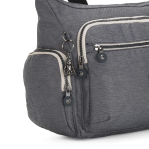 Schoudertas Kipling Gabbie Charcoal