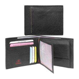 dR Amsterdam Billfold 78559 Zwart