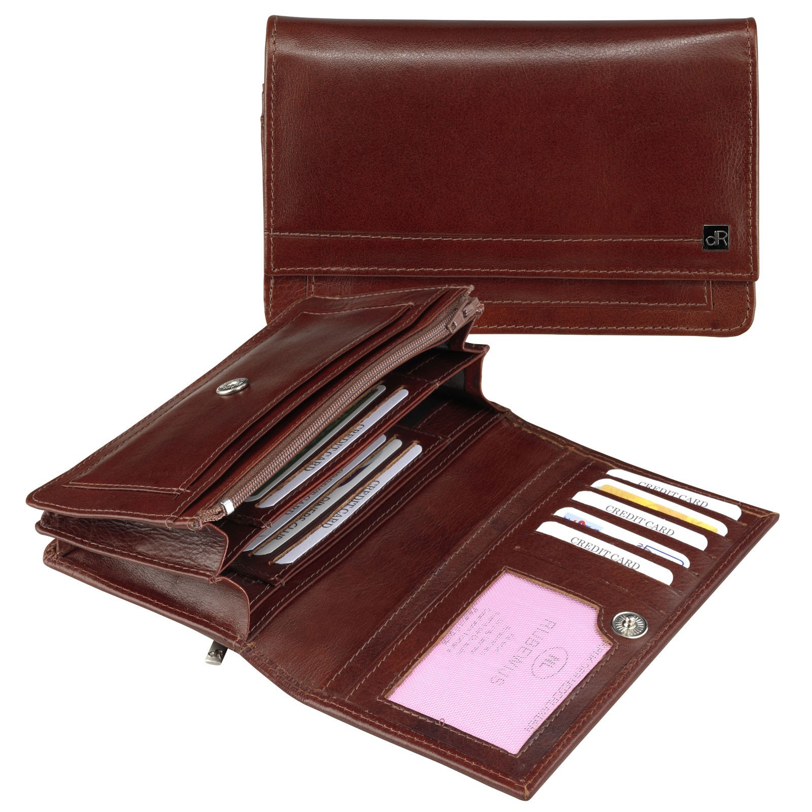 dR Amsterdam Damesportemonnee 118102 Chestnut
