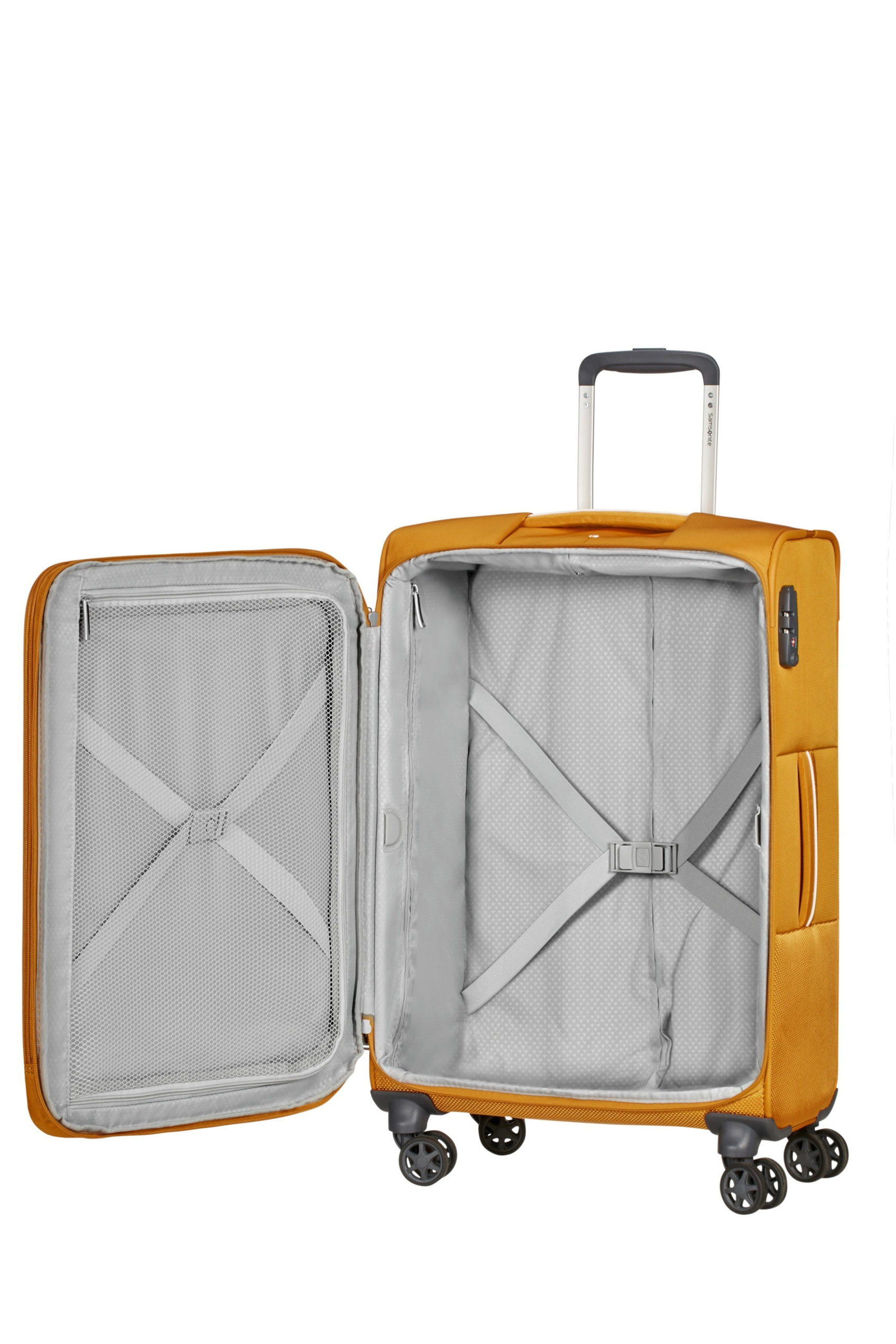 Samsonite Popsoda Spinner 66 Exp Yellow
