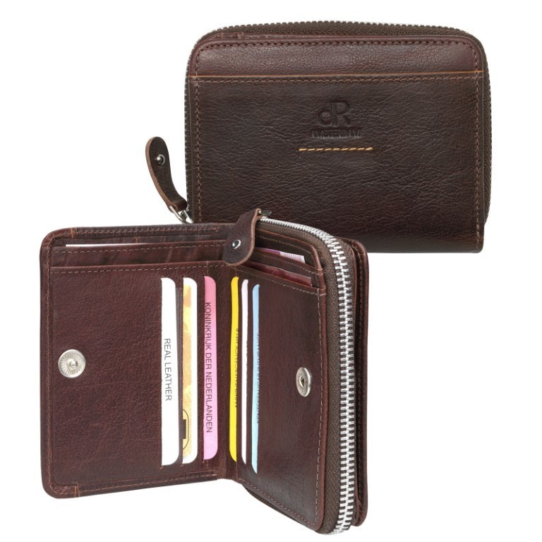dR Amsterdam Damesportemonnee 91184 Bruin