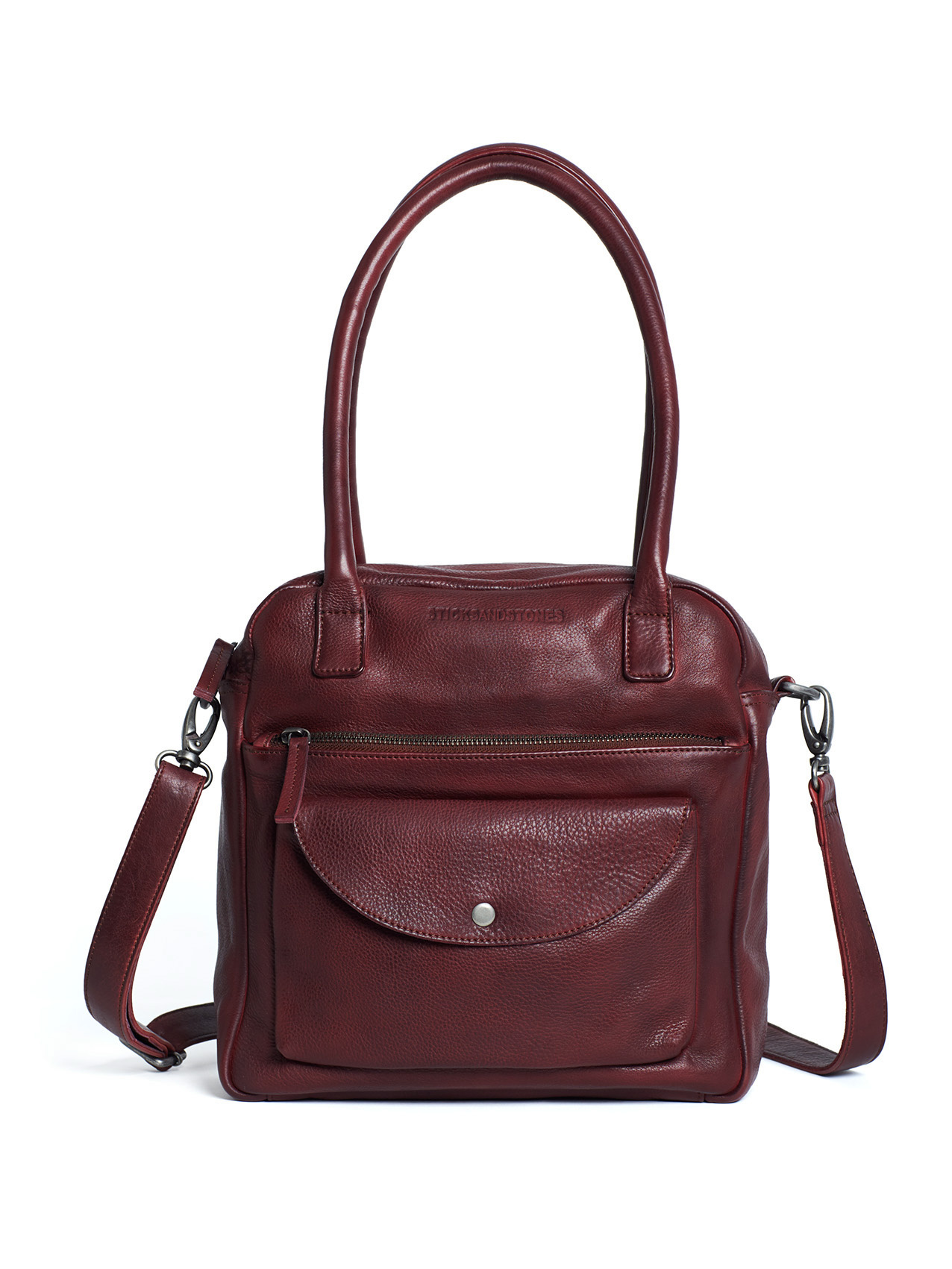 Sticks and Stones Colorado Bag Vegetable Tanned Burgundy