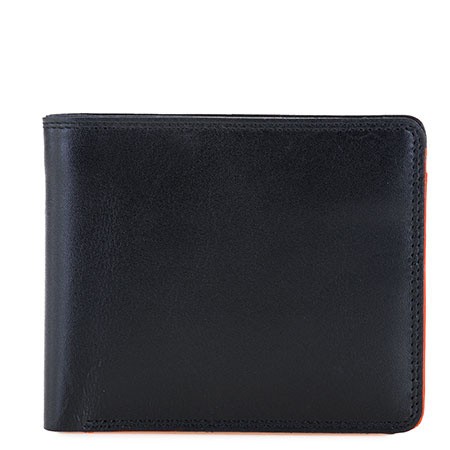 My Walit 4006 Standard Wallet W/Coin Pocket Black Orange