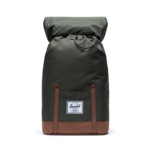 Herschel Rugtas Retreat Dark Olive/Saddle Brown