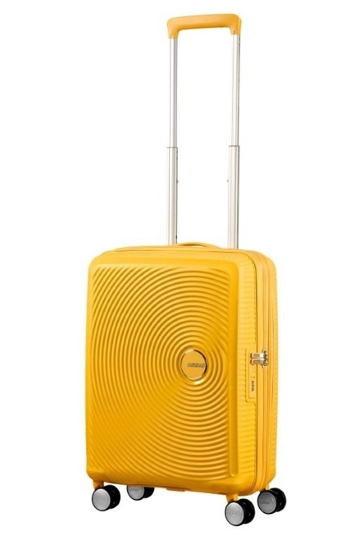 American Tourister Soundbox Spinner 55/20 TSA Exp. Golden Yellow