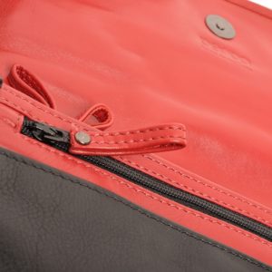 Berba Soft 005-517 Flap Bag Medium Black-Red