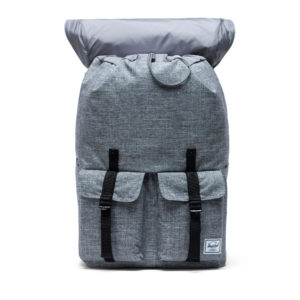 Herschel Rugtas Buckingham Raven Crosshatch Black