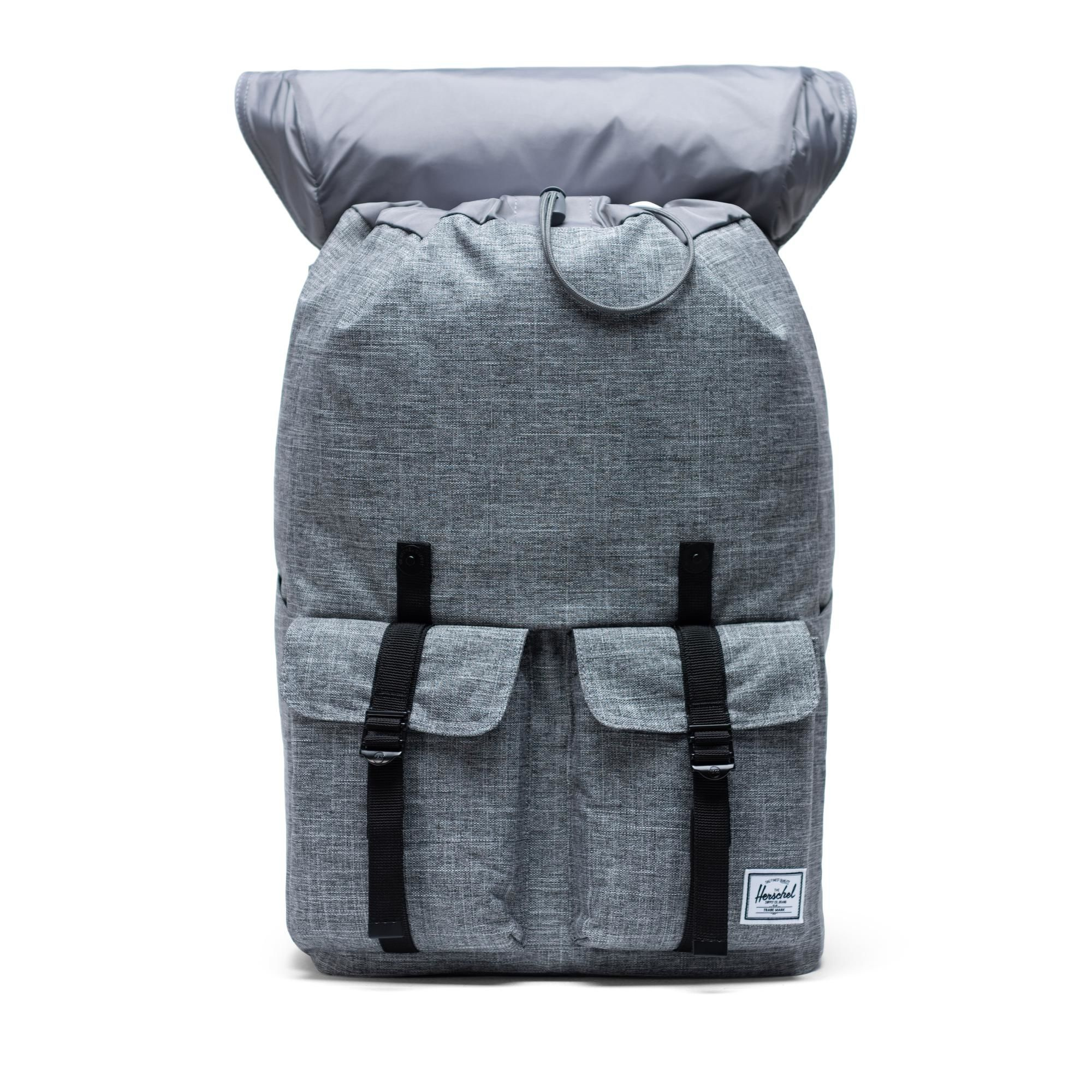 Herschel Rugtas Buckingham Raven Crosshatch Black