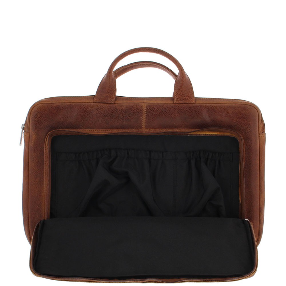 Plevier 495 Business Laptoptas Cognac Zuidas