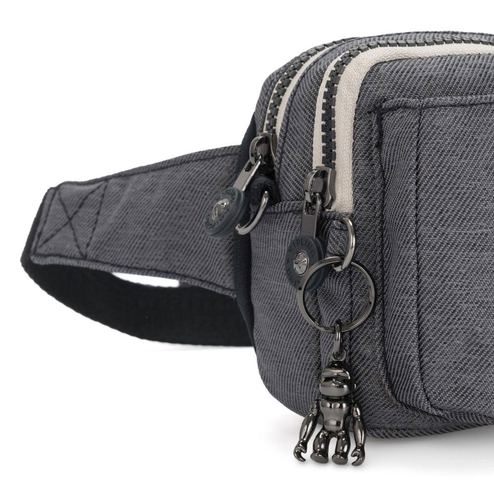 Schoudertas Kipling Abanu Multi Charcoal