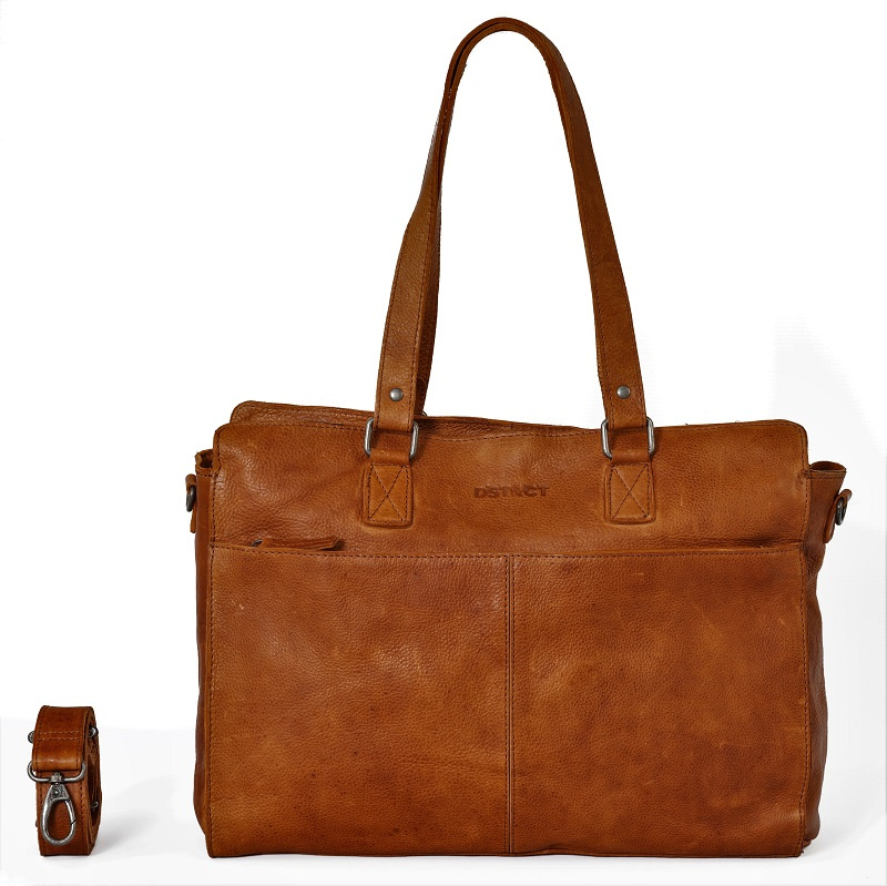 DSTRCT Raider Road 363430 Shopper Cognac