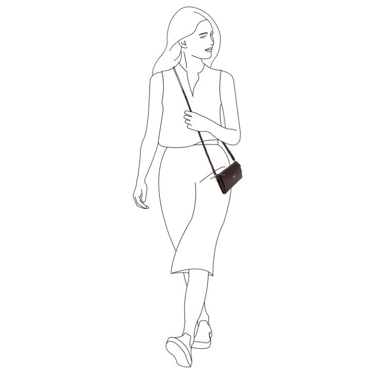 dR Amsterdam Schoudertas / Clutch 483079 Moro