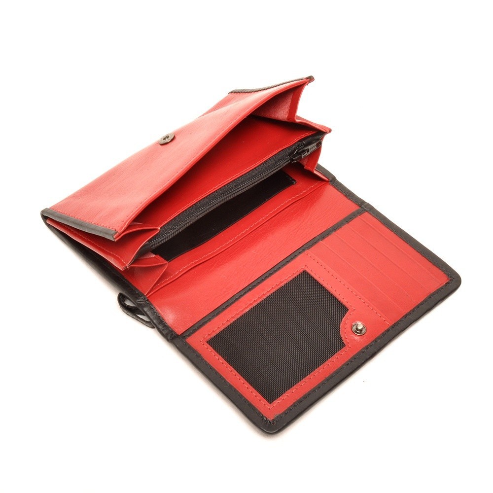 Berba Soft 001-303 Ladies Wallet Red-Black