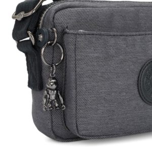 Schoudertas Kipling Abanu Charcoal