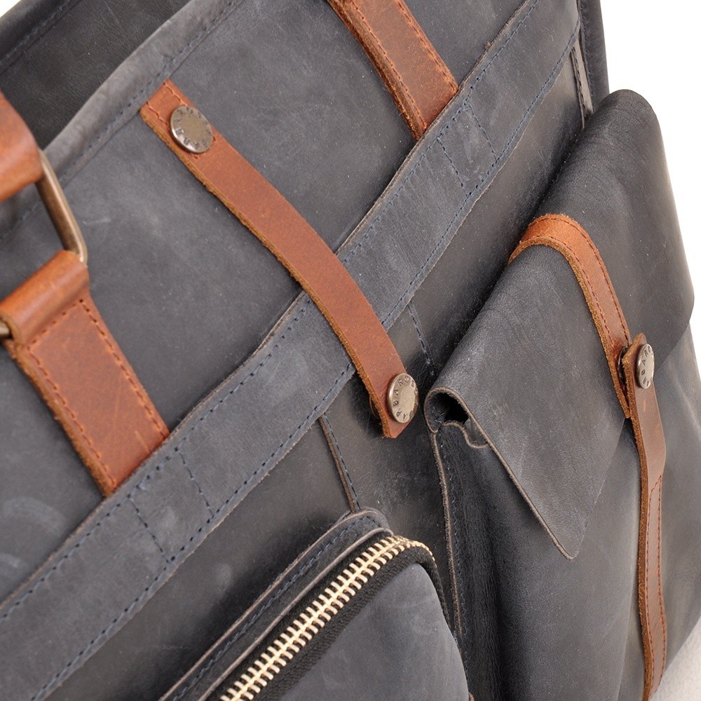 Barbarossa Ruvido 826-130 Single Section Businessbag Navy