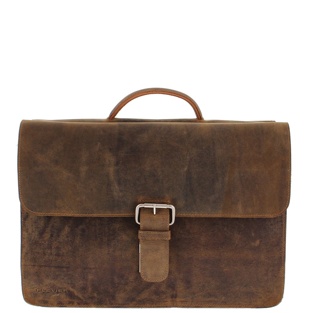 Plevier 555 Business Schoudertas Bruin Zeppelin