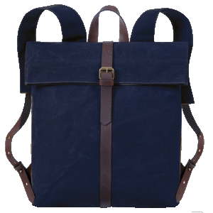 Saccoo Canvas 44407 Bergen Rugtas Blue