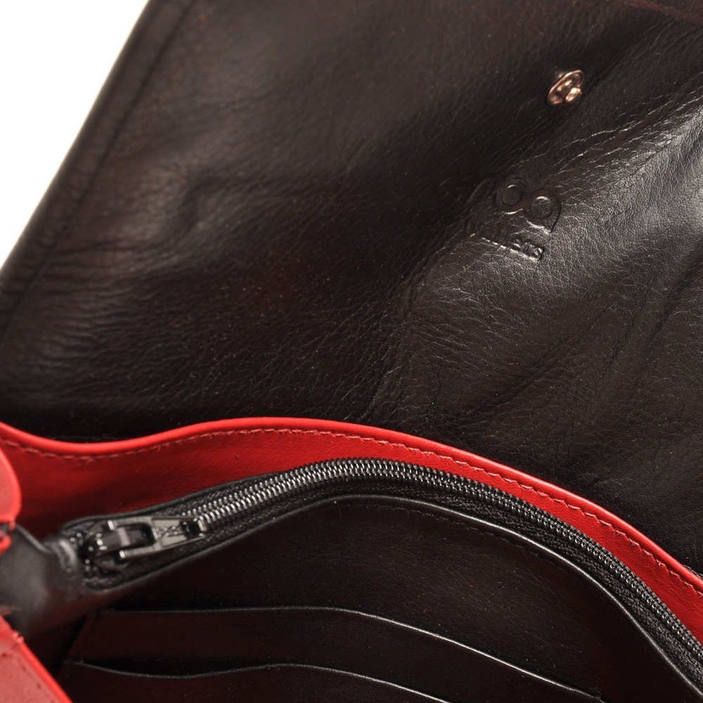 Berba Soft 001-056 Ladies Wallet Red-Black
