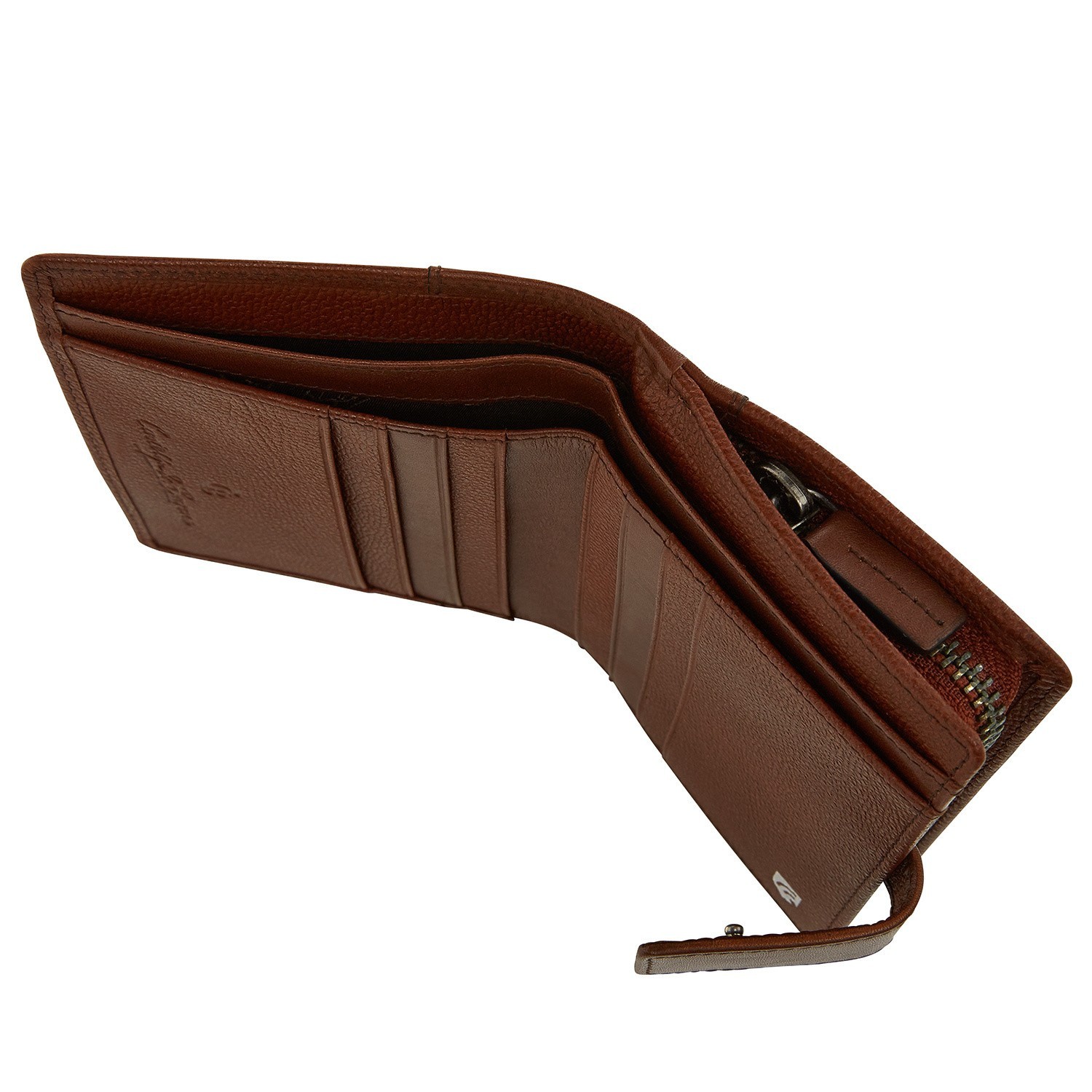 Castelijn & Beerens, 69 5415 RFID Ritsportemonnee 6 Creditcards Cognac