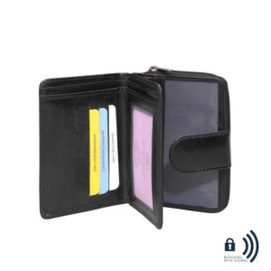 dR Amsterdam Damesportemonnee 48123 Zwart