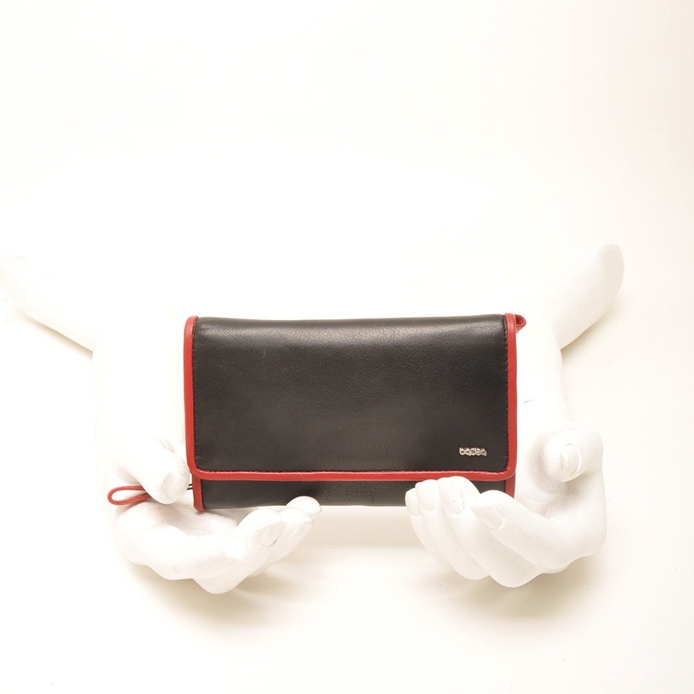 Berba Soft 001-203 Ladies Wallet Black-Red