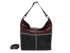 Claudio Ferrici 23010 Schoudertas Bordo/Zwart Quattro Stagioni
