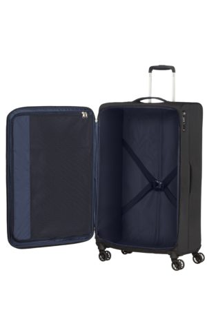 American Tourister Lite Ray Spinner 81/30 TSA Jet Black