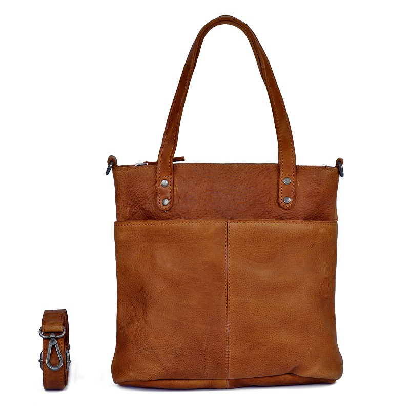 DSTRCT Raider Road 362530 Small Shopper Cognac