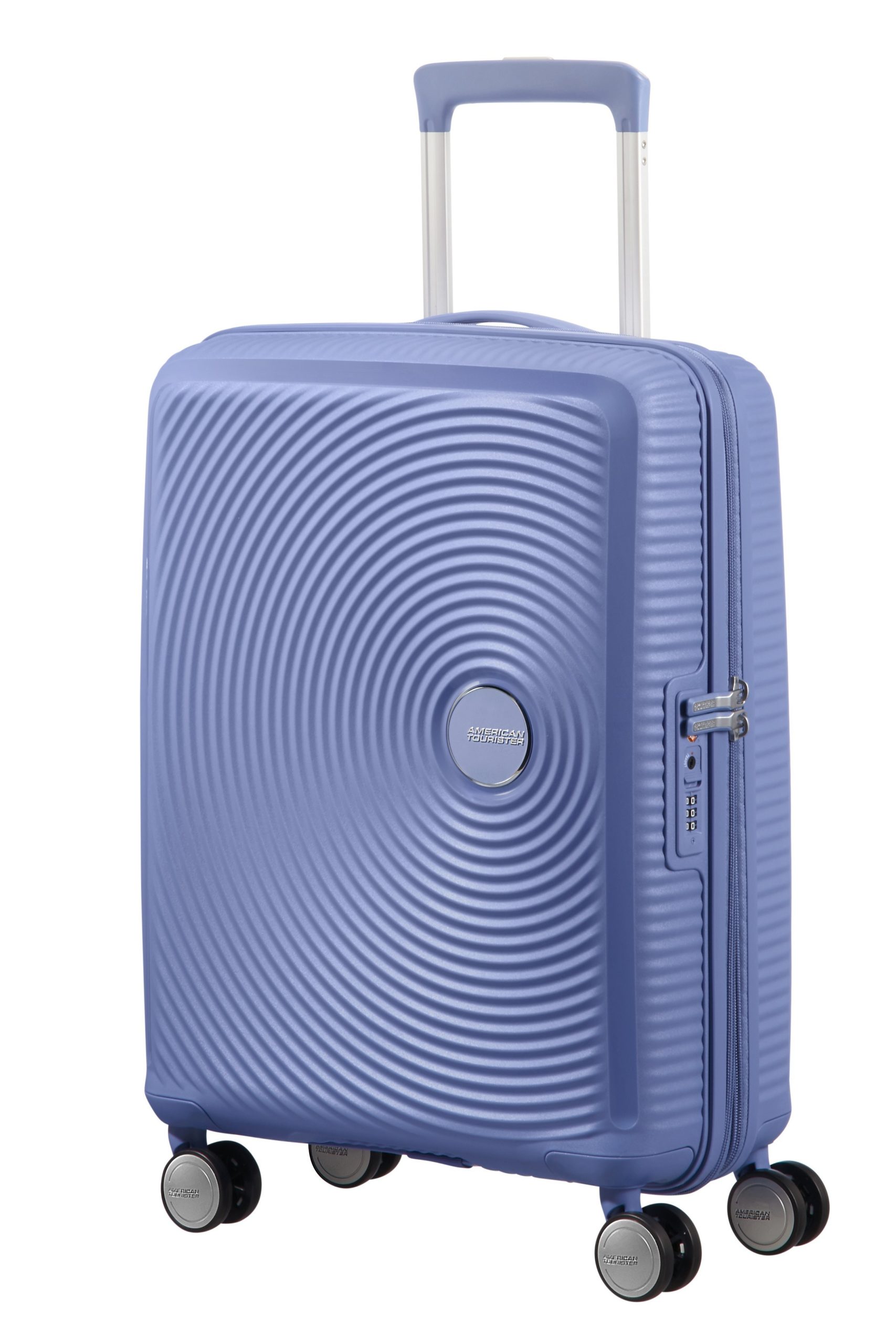 American Tourister Soundbox Spinner 55/20 exp Denim Blue