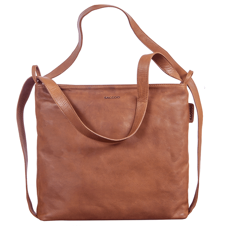 Saccoo Caracas 87640 Cascas M Rugtas/Schoudertas Cognac