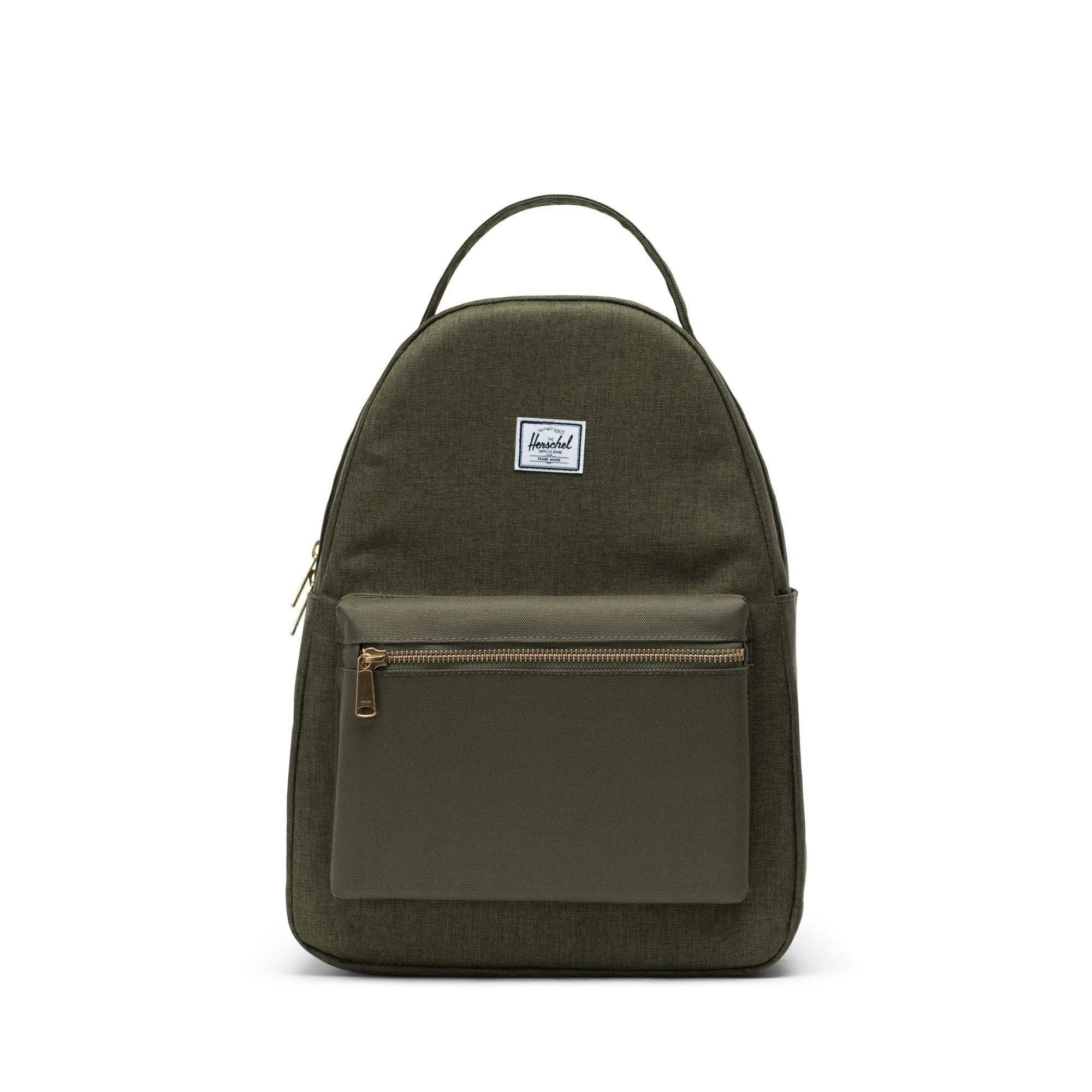 Herschel Rugtas Nova Mid Olive Night Crosshatch