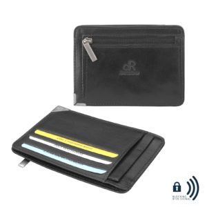 dR Amsterdam Creditcard-etui 15634 Zwart