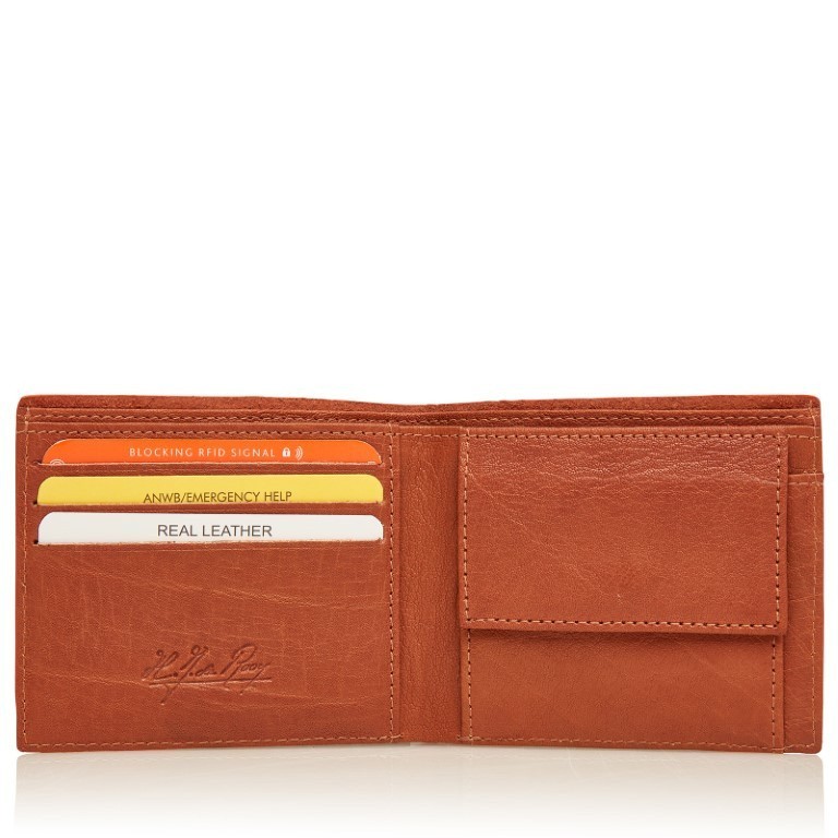 dR Amsterdam Billfold 91564 Camel