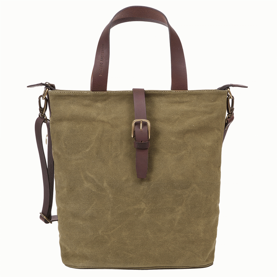 Saccoo Canvas 44403 Oslo Schoudertas Khaki
