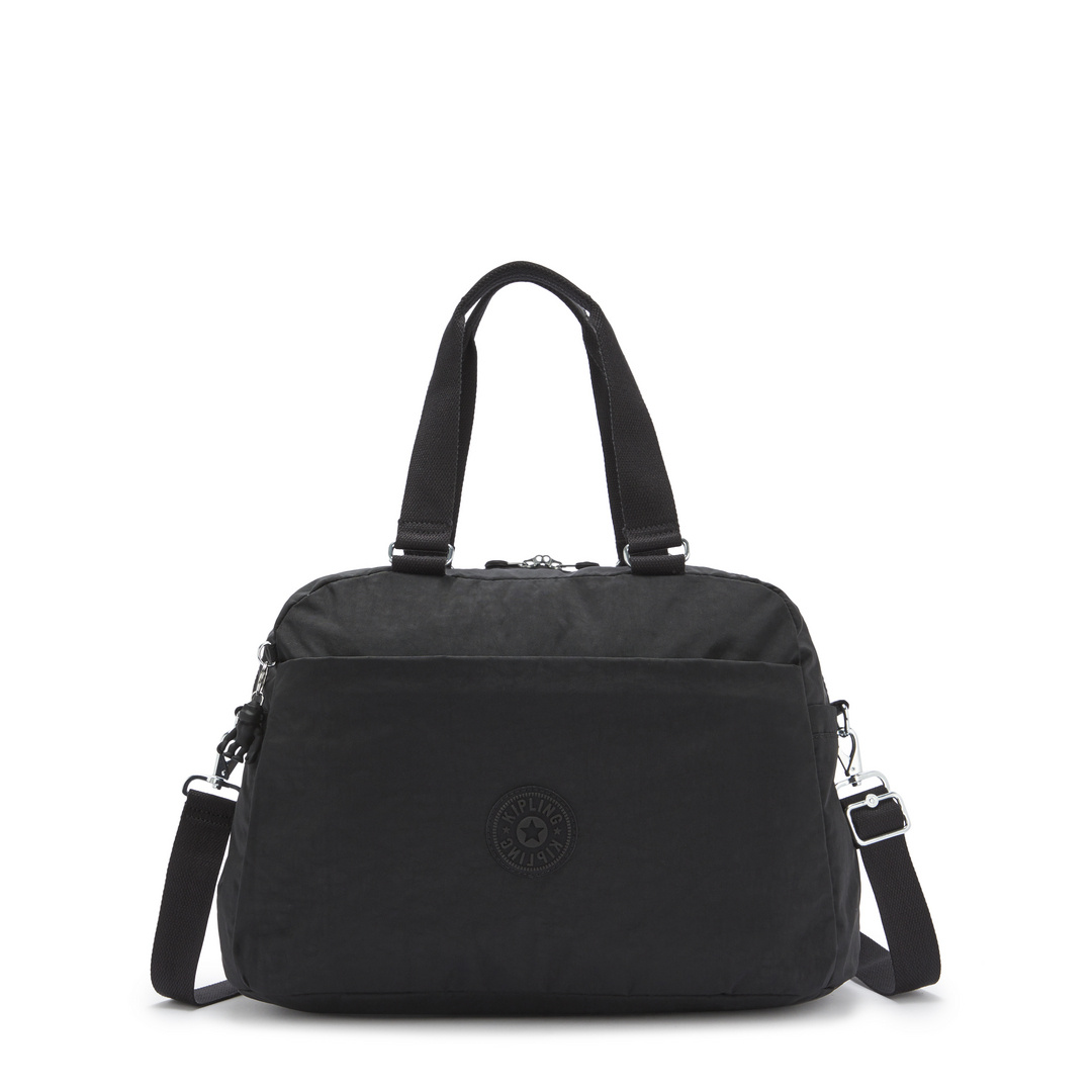 Kipling Weekendtas Deny Black Noir
