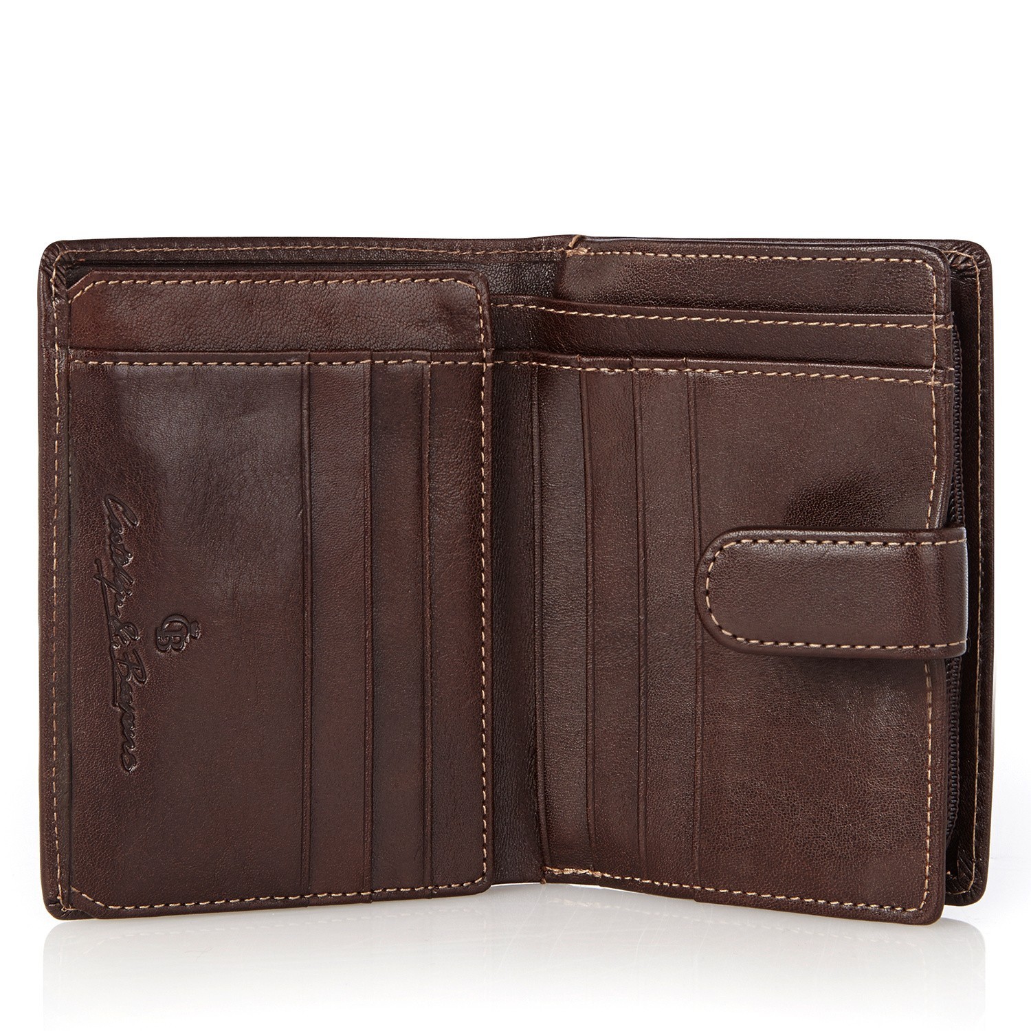 Castelijn & Beerens 42 5420 Rits Portemonnee 9 CC RFID Mocca